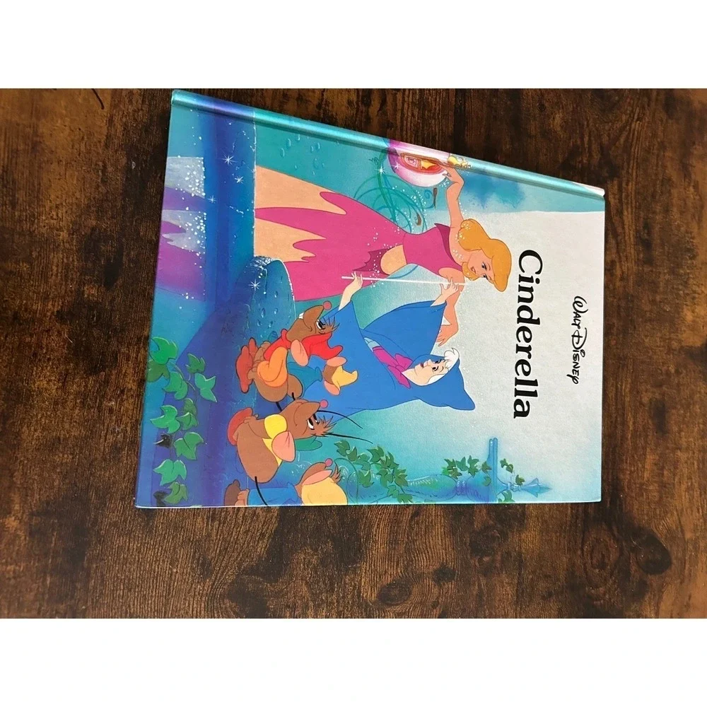 VTG Disney‎ Cinderella Classic Childrens Picture Book Walt Disney Gallery Book